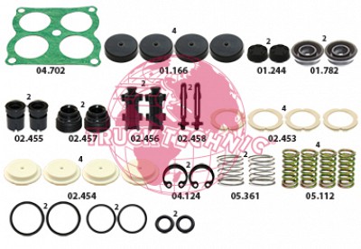 REP. VALVULA 4 VIAS (COMPLETO)